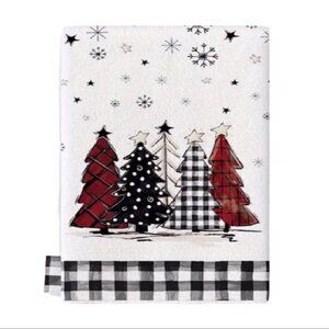 Christmas Trees Hand and Kitchen Towel NEW Fast Ship